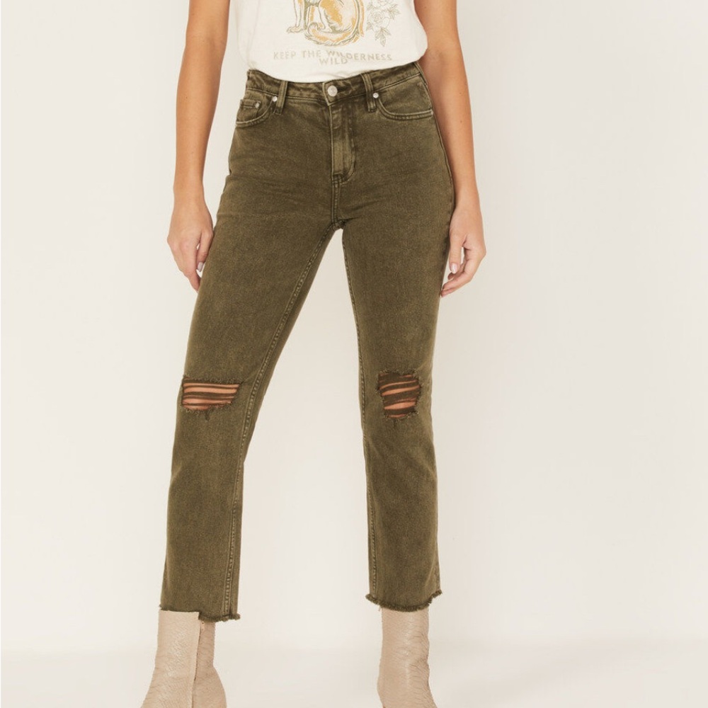 Cleo + Wolf Distressed Women Jeans